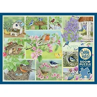 Garden Birds in Spring 500 Piece Puzzle - Online Only