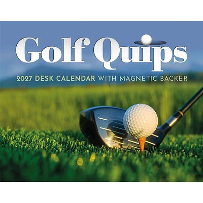 Golf Quips 2027 Small Box Calendar
