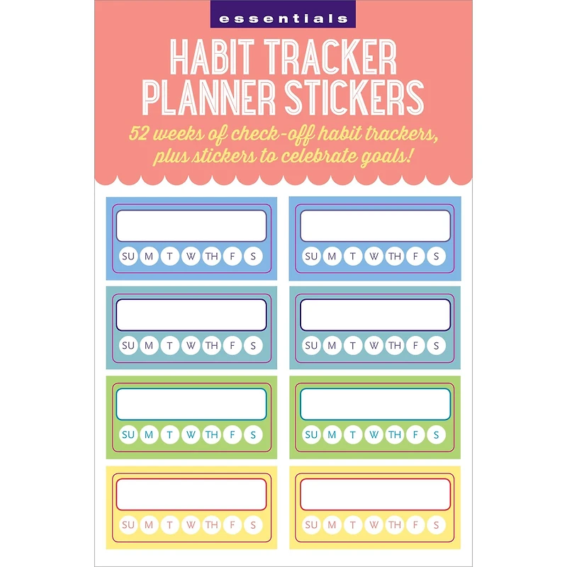 Habit Tracker Planner Stickers - Online Only