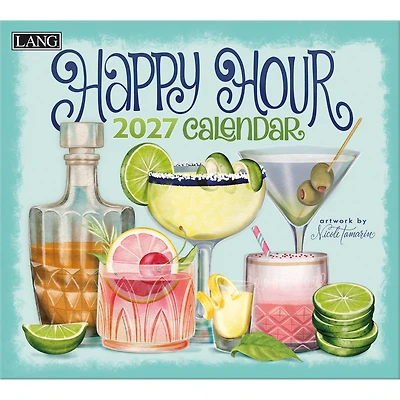 Happy Hour 2027 Wall Calendar