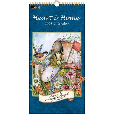 Heart And Home 2026 Slim Calendar