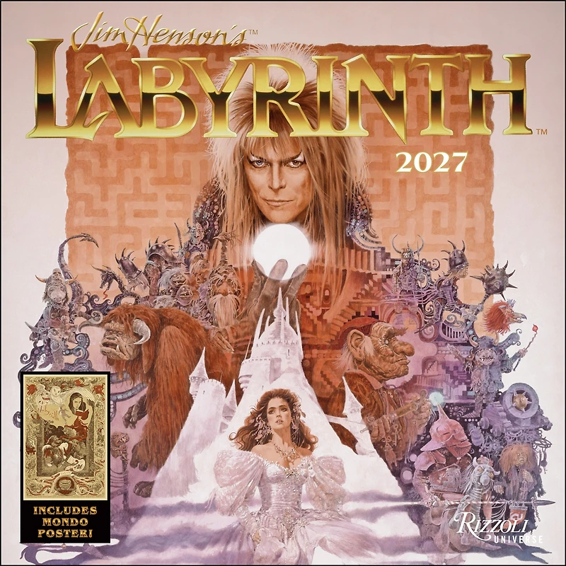 Jim Henson’s Labyrinth 2027 Wall Calendar
