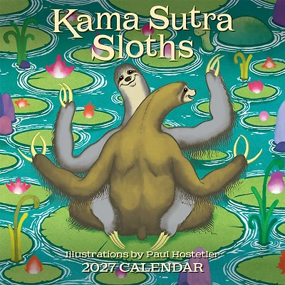 Kama Sutra Sloths 2027 Wall Calendar