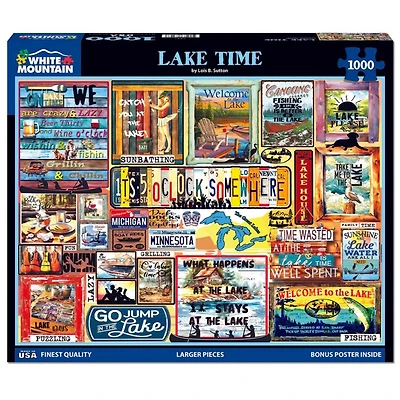 Lake Time 1000 Piece Puzzle