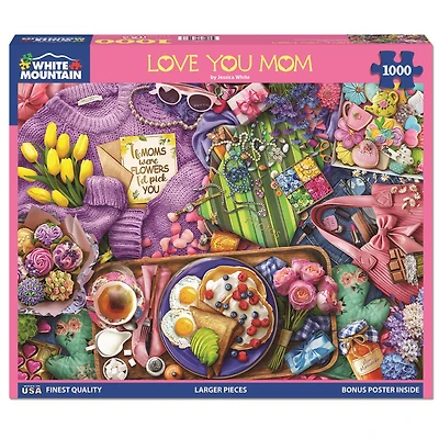 Love You Mom 1000 Piece Puzzle - Online Only