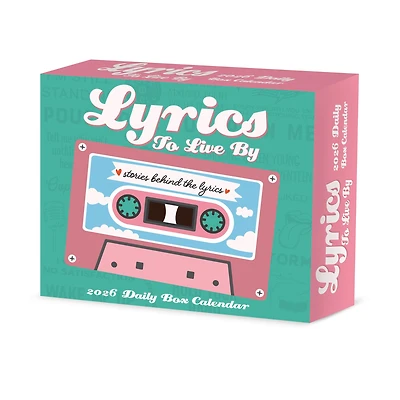 Lyrics To Live By 2026 Box Calendar - Online Exclusive