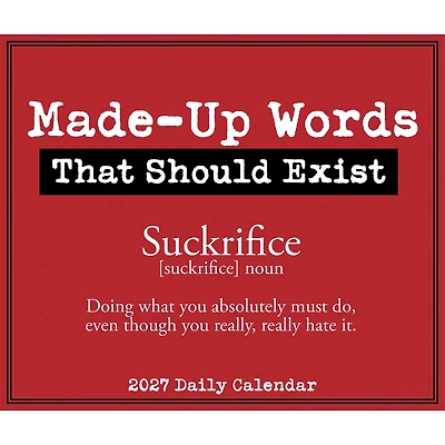 Made-Up Words That Should Exist 2027 Box Calendar