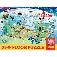 Map of Canada 35 Piece Floor Puzzle - Online Only