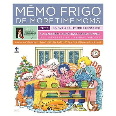 Memo Frigo 2027 Wall Calendar (French)