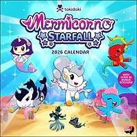 Mermicorno Starfall with Stickers 2026 Wall Calendar - Online Only