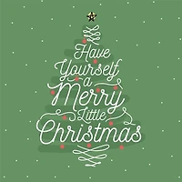 Merry Little Christmas Mini Gift Wrap