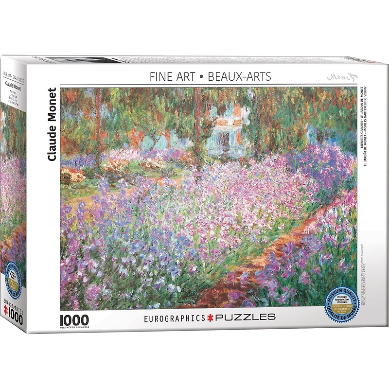 Monet's Garden 1000 Piece Puzzle - Online Only