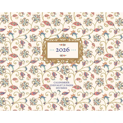 Motifs 2026 Double View Easel Calendar (French)