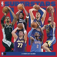 NBA Superstars 2027 Wall Calendar