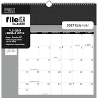 Office File-It 2027 Wall Calendar