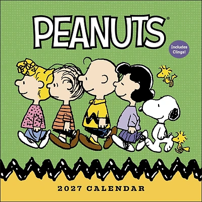Peanuts® with Decals 2027 Wall Calendar