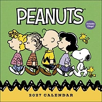 Peanuts® with Decals 2027 Wall Calendar