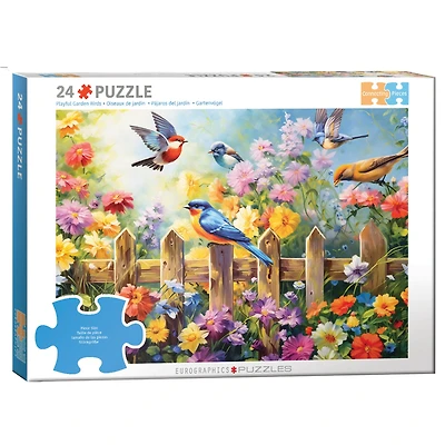 Playful Birds 24 Piece Puzzle