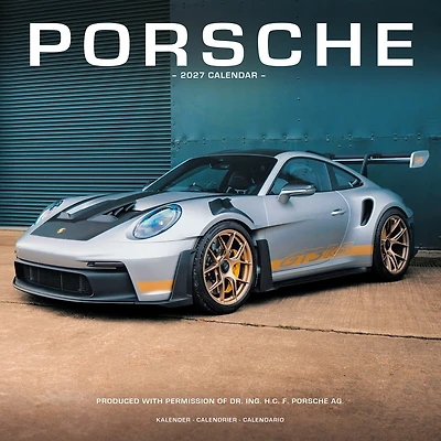 Porsche 2027 Wall Calendar