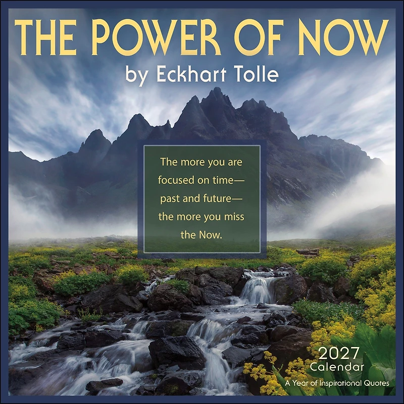 Power of Now 2027 Wall Calendar - Online Only