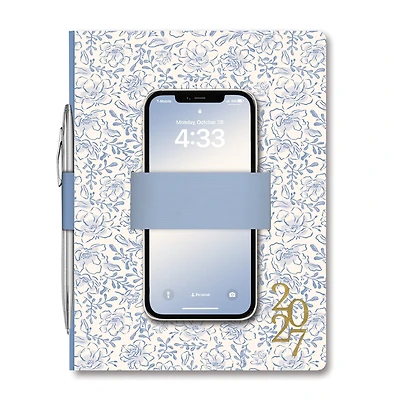 Pressed in Blue Casey 2027 Engagement Calendar
