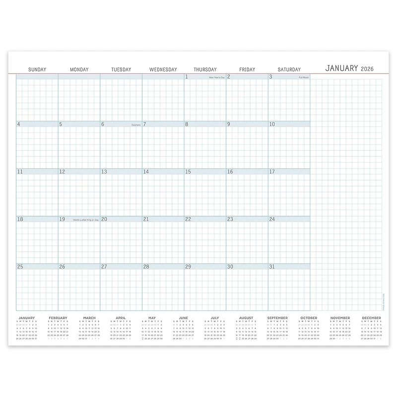 Professional Medium 2026 Desk Pad Calendar