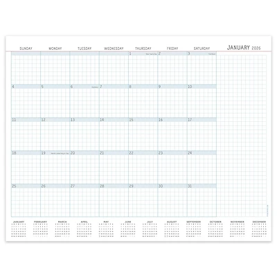 Professional Medium 2026 Desk Pad Calendar