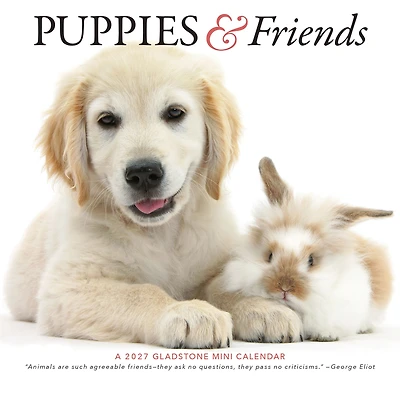 Puppies and Friends 2027 Mini Calendar