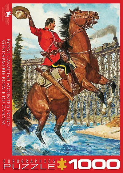 RCMP Train Salute 1000 Piece Puzzle - Online Only