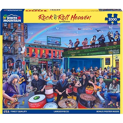 Rock & Roll Heaven 1000 Piece Puzzle