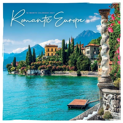 Romantic Europe 2027 Wall Calendar