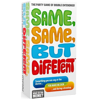 Same, Same, But Different