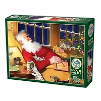 Santa Takes a Break Exclusive 1000 Piece Puzzle