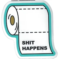 Shit Happens Vinyl Sticker