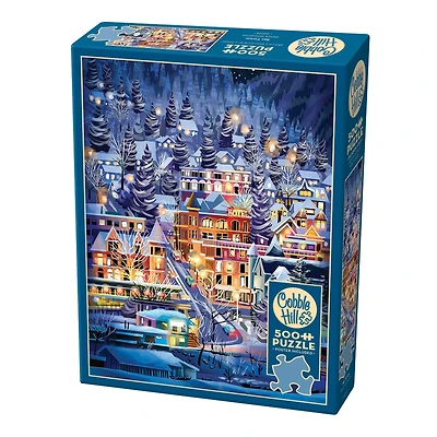 Ski Town 500 Piece Puzzle