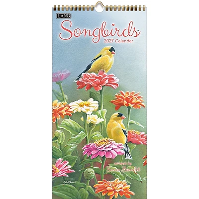 Songbirds 2027 Slim Calendar