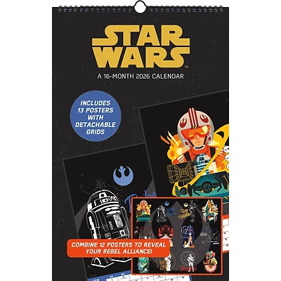 Star Wars 2026 Poster Calendar
