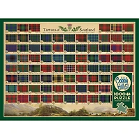 Tartans of Scotland 1000 Piece Puzzle - Online Only