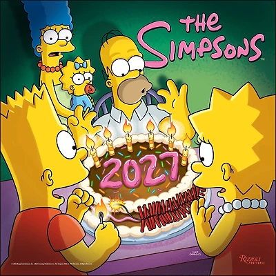 The Simpsons 2027 Wall Calendar