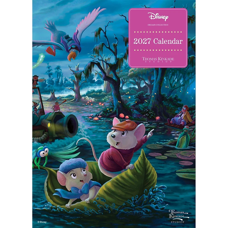 Thomas Kinkade Disney Dreams Collection 2027 Engagement Calendar