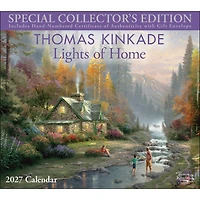 Thomas Kinkade Lights of Home Special Collector's Edition 2027 Deluxe Wall Calendar