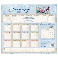 Tranquility 2027 Mini Magnetic Calendar