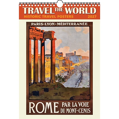 Travel the World 2027 Poster Calendar