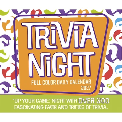 Trivia Night 2027 Box Calendar - Online Only