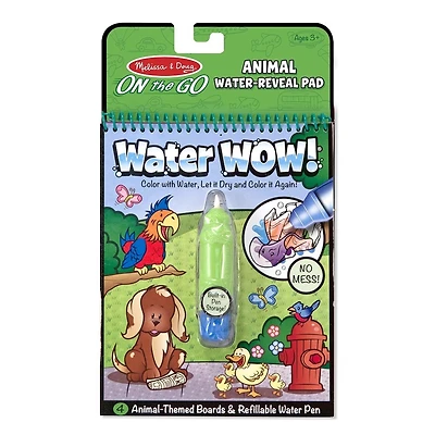 Water Wow Animals Water Colouring Book