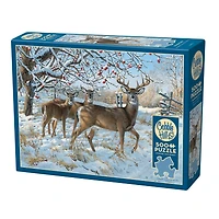 Winter Deer 500 Piece Puzzle