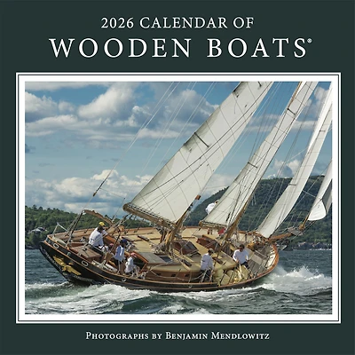 Wooden Boats 2026 Wall Calendar