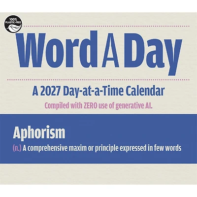 Word a Day 2027 Box Calendar - Online Only