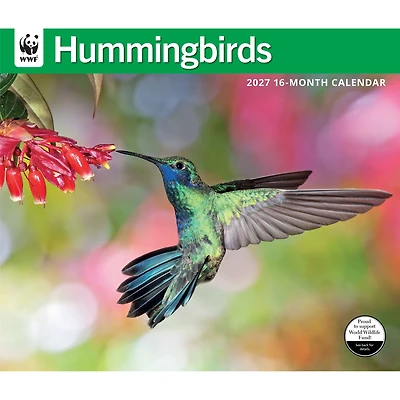World Wildlife Fund Hummingbirds 2027 Wall Calendar