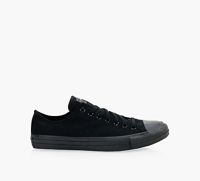 CONVERSE | CHUCK TAYLOR ALL STAR MONO CUIR BASSE NOIR HOMMES